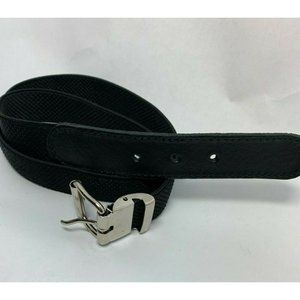 27" Stretchable Black Belt  | Made in France